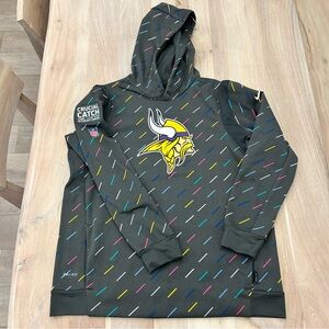 Minnesota Vikings Crucial Catch Intercept Cancer Mens Size XL Rare